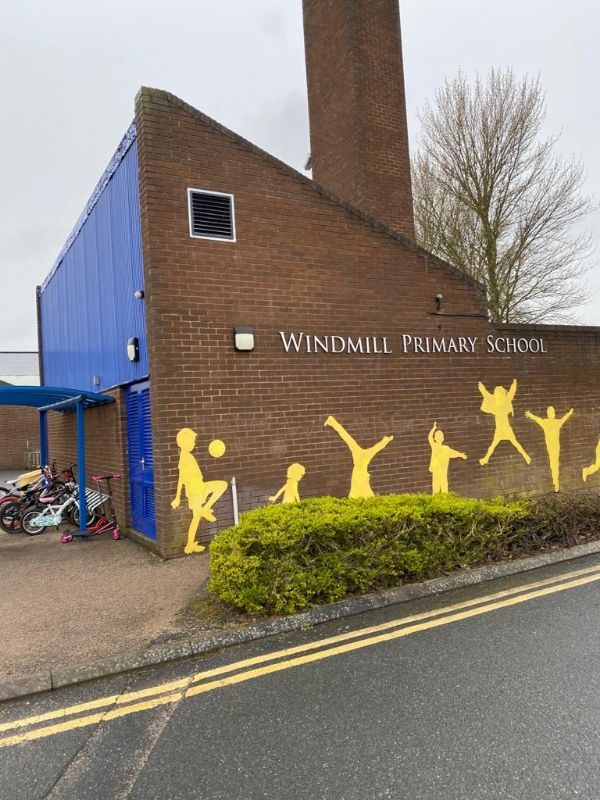 Existing roof before the works, Windmill Primary School, Beaconsfield, Telford TF3 1LG